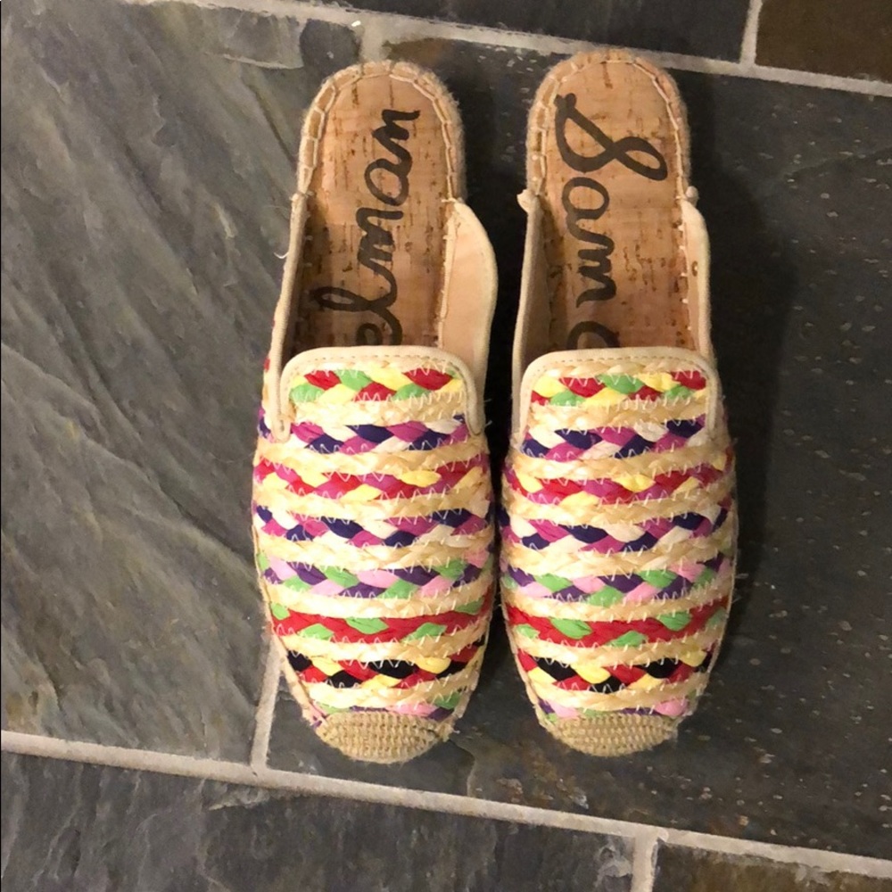 Sam Edelman Espadrille slip on..multicolor